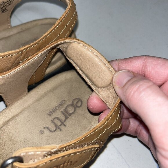 Earth Origins Sellie Strappy Sandal Tan Size 9 - Picture 6 of 11